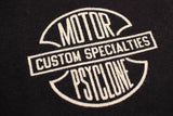 FREEWHEELERS / "MOTOR PSYCLONE ALL OVER PRINT" SET-IN LONG SLEEVE T-SHIRT (#2225028,SHADY BLACK)