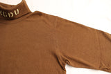 FREEWHEELERS / "N.C.D.U. 7TH NBB" TURTLENECK LONG SLEEVE SHIRT (#2035003,BROWN)