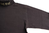 FREEWHEELERS / "N.C.D.U. 7TH NBB" TURTLENECK LONG SLEEVE SHIRT (#2035003,JET NAVY)