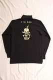 FREEWHEELERS / "N.C.D.U. 7TH NBB" TURTLENECK LONG SLEEVE SHIRT (#2035003,JET NAVY)