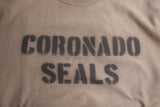 FREEWHEELERS / "NAVAL AMPHIBIOUS BASE CORONADO" SIDEWAYS SERIES SET-IN SHORT SLEEVE SWEAT SHIRT (#2224004,MASS GRAY)