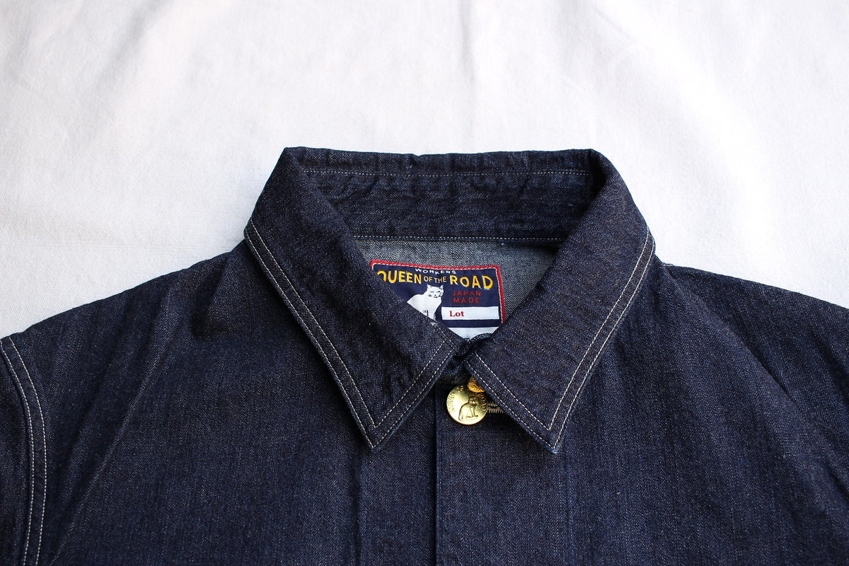 WORKERS / Queen of the road, Railroad Jacket (Indigo Denim