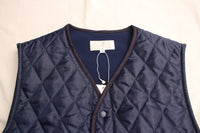 Soglia / Quilting Fleece Vest (Navy)