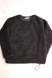 LE TRICOT DE LA MER / SHERPA FLEECE CREW (BLACK)
