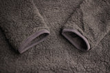 LE TRICOT DE LA MER / SHERPA FLEECE CREW (BLACK)