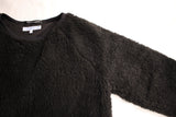LE TRICOT DE LA MER / SHERPA FLEECE CREW (BLACK)