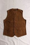 FREEWHEELERS / STRAW BOSS VEST (#1621020,YARN-DYED BRONZE)