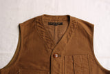 FREEWHEELERS / STRAW BOSS VEST (#1621020,YARN-DYED BRONZE)