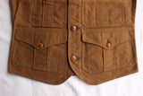 FREEWHEELERS / STRAW BOSS VEST (#1621020,YARN-DYED BRONZE)