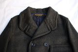 FREEWHEELERS / "Stieglitz" DOUBLE BREASTED COAT (#1231023,GRAINED DARK GREEN)