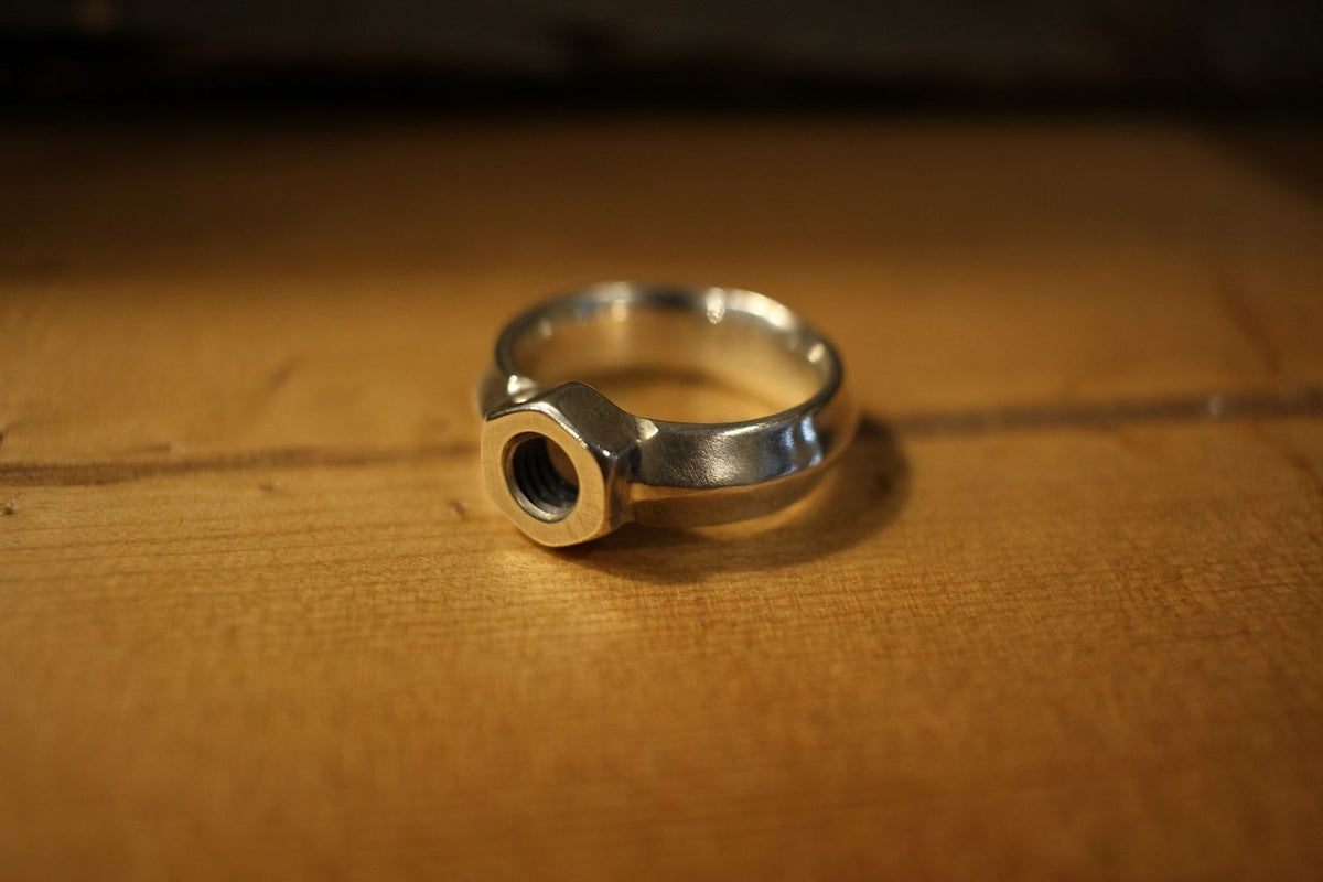 BARNSTORMERS / "SCREW NUT RING single heavy" (S1702SV,STERLING SILVER McFly Online Store