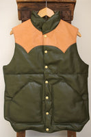 Rainbow Country / ALL LEATHER PRIMALOFT VEST (RCL-10057HC,OLIVE) / 2017 model