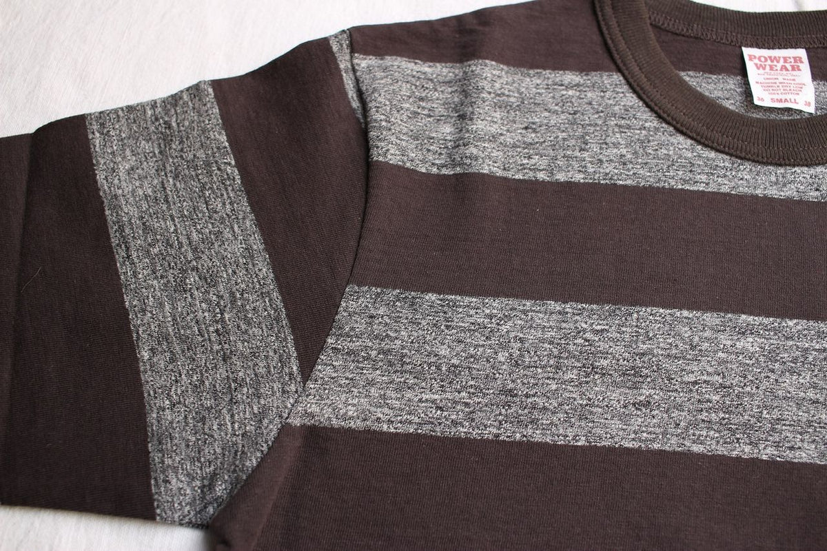 フリーホイーラーズ STRIPED POCKET T-SHIRT M Gray フリーホイーラーズ STRIPED POCKET T-SHIRT M Gray