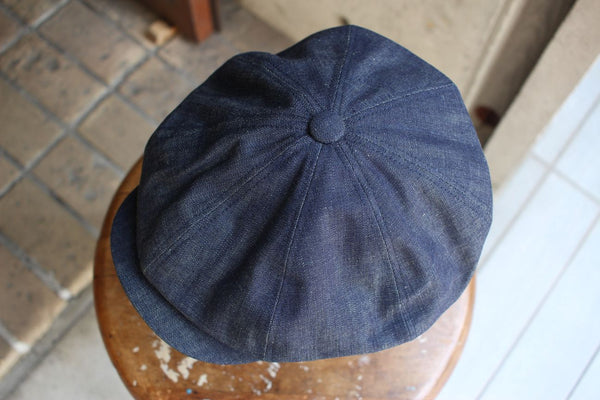 ADJUSTABLE COSTUME / 20's Style Casquette (AC-071A,INDIGO
