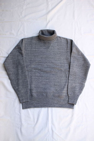 FREEWHEELERS / "TURTLE NECK SWEAT SHIRT" SPECIAL HEAVY WEIGHT (#2334008,GRAINED CHARCOAL GRAY)