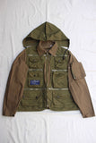 FREEWHEELERS / "ANGLER" JACKET (#2421014,KHAKI BEIGE × OLIVE GREEN)