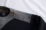 FREEWHEELERS / "ATHLETIC SWEAT SHIRT" SPECIAL HEAVY WEIGHT (#2334012,JET NAVY × GRAINED CHARCOAL GRAY)