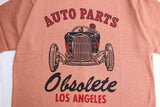 FREEWHEELERS / "AUTO PARTS OBSOLETE" (#2425003,OLD ROSE × CHARCOAL BLACK)