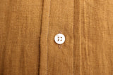 FAR EAST MANUFACTURING / BD SHIRT, LINEN (BRONZE)