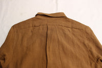 FAR EAST MANUFACTURING / BD SHIRT, LINEN (BRONZE)