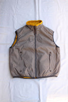 FREEWHEELERS / "BEACON" REVERSIBLE VEST (#2421016,MAS GRAY × YELLOW)