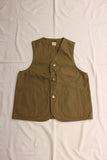 COLIMBO / BEAR COUNTRY LUMBERJACK VEST (ZZ-0115,DRY GRASS KHAKI)