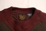 FREEWHEELERS / "BIRNER LAKES MODIFIED" ATHLETIC SWEAT SHIRT (#2534008,DARK OLIVE DRAB × OLD BROWN)
