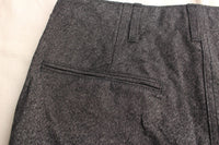 Cushman / BLACK CHAMBRAY TROUSERS WIDE STRAIGHT (22686,BLACK)