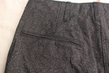 Cushman / BLACK CHAMBRAY TROUSERS WIDE STRAIGHT (22686,BLACK)