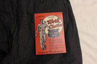 Cushman / BLACK CHAMBRAY TROUSERS WIDE STRAIGHT (22686,BLACK)