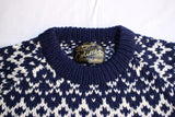 COLIMBO / BLANCA HAND KNITTED SWEATER (ZZ-0800,NAVY)