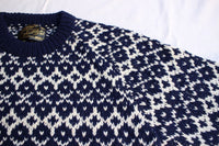 COLIMBO / BLANCA HAND KNITTED SWEATER (ZZ-0800,NAVY)