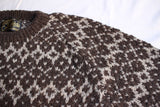 COLIMBO / BLANCA HAND KNITTED SWEATER (ZZ-0800,BARK BROWN)