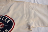 FREEWHEELERS / "BONNEVILLE" DOUBLE V SWEAT SHIRT (#2434005,DRY CREAM)