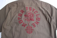 FREEWHEELERS / "BUCKET HEAD" Brucie SHORT SLEEVE SHIRT (#2523008,DARK OLIVE)