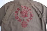 FREEWHEELERS / "BUCKET HEAD" Brucie SHORT SLEEVE SHIRT (#2523008,DARK OLIVE)