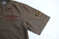 FREEWHEELERS / "BUCKET HEAD" Brucie SHORT SLEEVE SHIRT (#2523008,DARK OLIVE)