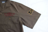 FREEWHEELERS / "BUCKET HEAD" Brucie SHORT SLEEVE SHIRT (#2523008,DARK OLIVE)