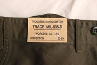 WORKERS / Baker Pants, Trace MIL-838-D (557 Reversed Sateen)