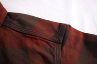 FREEWHEELERS / "Baldy Gus" MECHANIC SHIRT (#2433006,RED BROWN × DARK BROWN × DARK KHAKI OLIVE)