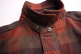 FREEWHEELERS / "Baldy Gus" MECHANIC SHIRT (#2433006,RED BROWN × DARK BROWN × DARK KHAKI OLIVE)