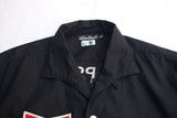 FREEWHEELERS / "ELITE" Benny OPEN-COLLARED SHORT SLEEVE SHIRT (#2423004,RUDE BLACK)