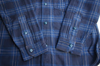 FREEWHEELERS / "Blystone" MECHANIC SHIRT (#2433005,DARK VENETIAN BLUE × DARK NAVY × BEIGE)