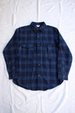 FREEWHEELERS / "Blystone" MECHANIC SHIRT (#2433005,DARK VENETIAN BLUE × DARK NAVY × BEIGE)