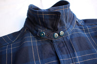 FREEWHEELERS / "Blystone" MECHANIC SHIRT (#2433005,DARK VENETIAN BLUE × DARK NAVY × BEIGE)