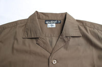 FREEWHEELERS / "Brucie" OPEN COLLARED SHORT SLEEVE SHIRT (#2523007,DARK OLIVE)