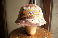 BO'S GLAD RAGS / Bucket-in-Bucket Hat "San Francisco Cable Car '68" (HG24-01)