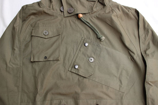 HAWKWOOD MERCANTILE / CANOEIST SMOCK (OLIVE VENTILE) – McFly Online Store