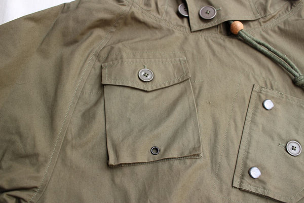 HAWKWOOD MERCANTILE / CANOEIST SMOCK (OLIVE VENTILE) – McFly Online Store