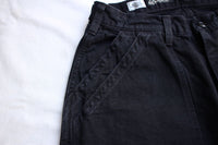 FREEWHEELERS / "CHOPPER BUILDER" WORK TROUSERS (#2432002,YARN-DYED RUDE BLACK)